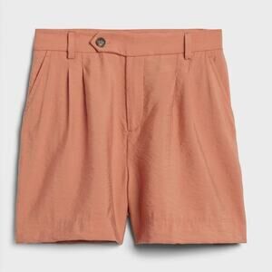 Banana Republic High Rise 4" Pleated Shorts Size 18